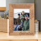 Family Is A Connection To Life, A Tie To The Past & A Road To The Future Personalized Wooden Frame 5" x 7" Brown (Vertical)
