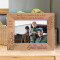 Family Is A Connection To Life, A Tie To The Past & A Road To The Future Personalized Wooden Frame-7" x 5" Brown Horizontal