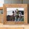 Family Is A Connection To Life, A Tie To The Past & A Road To The Future Personalized Wooden Frame-10" x 8" Brown Horizontal