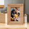 A Mother's Treasure Is Her Daughter Personalized Wooden Frame 4" x 6" Brown (Vertical)
