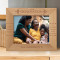 A Mother's Treasure Is Her Daughter Personalized Wooden Frame-10" x 8" Brown Horizontal
