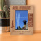 My Soul Is In The Sky Personalized Wooden Frame 4" x 6" Brown (Vertical)