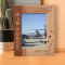 Spread Your Wings & Let The Eagle Inside You Fly Personalized Wooden Frame 5" x 7" Brown (Vertical)