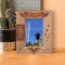 My Soul Is In The Sky Personalized Wooden Frame 3 1/2" x 5" Brown (Vertical)