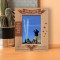My Soul Is In The Sky Personalized Wooden Frame 4" x 6" Brown (Vertical)