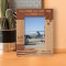 Spread Your Wings & Let The Eagle Inside You Fly Personalized Wooden Frame 4" x 6" Brown (Vertical)