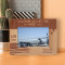 Spread Your Wings & Let The Eagle Inside You Fly Personalized Wooden Frame-6" x 4" Brown Horizontal