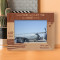 Spread Your Wings & Let The Eagle Inside You Fly Personalized Wooden Frame-7" x 5" Brown Horizontal