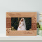 Happiness Looks Gorgeous On You Personalized Wooden Frame-6" x 4" Brown Horizontal