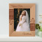 Happiness Looks Gorgeous On You Personalized Wooden Frame 5" x 7" Brown (Vertical)