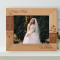 Happiness Looks Gorgeous On You Personalized Wooden Frame-10" x 8" Brown Horizontal