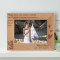 We Find Someone Whose Weirdness Is Compatible With Ours Personalized Wooden Frame-7" x 5" Brown Horizontal