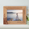 Marriage Is Sharing Life With Your Best Friend Personalized Wooden Frame-7" x 5" Brown Horizontal