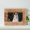 Nothing Can Make A Woman Look Beautiful Like The Glow On Her Wedding Day Personalized Wooden Frame-6" x 4" Brown Horizontal