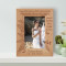 I Can't Think Of Any Better Representation Of Beauty Personalized Wooden Frame 4" x 6" Brown (Vertical)