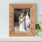 I Can't Think Of Any Better Representation Of Beauty Personalized Wooden Frame 5" x 7" Brown (Vertical)
