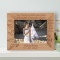 I Can't Think Of Any Better Representation Of Beauty Personalized Wooden Frame-7" x 5" Brown Horizontal