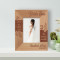 Bride Time The Impossible, Possible Personalized Wooden Frame 3 1/2" x 5" Brown (Vertical)