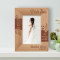 Bride Time The Impossible, Possible Personalized Wooden Frame 4" x 6" Brown (Vertical)