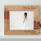 Bride Time The Impossible, Possible Personalized Wooden Frame-10" x 8" Brown Horizontal