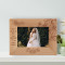 When I Look At You, I See Everything I've Ever Wanted Personalized Wooden Frame-6" x 4" Brown Horizontal