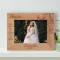 When I Look At You, I See Everything I've Ever Wanted Personalized Wooden Frame-7" x 5" Brown Horizontal