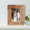 Being Deeply Loved By Someone Gives You Strength Personalized Wooden Frame 3 1/2" x 5" Brown (Vertical)