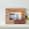 Keep Love In Your Heart Personalized Wooden Frame-5" x 3 1/2" Brown Horizontal