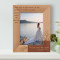 Keep Love In Your Heart Personalized Wooden Frame 5" x 7" Brown (Vertical)