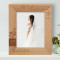 My Love For You Is A Journey Personalized Wooden Frame 8" x 10" Brown (Vertical)