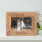 I Love You More Today Than Yesterday Personalized Wooden Frame-6" x 4" Brown Horizontal