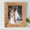 I Love You More Today Than Yesterday Personalized Wooden Frame 8" x 10" Brown (Vertical)