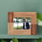 I Promise To Never Forget That Personalized Wooden Frame-5" x 3 1/2" Brown Horizontal