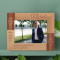 I Promise To Never Forget That Personalized Wooden Frame-7" x 5" Brown Horizontal