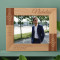I Promise To Never Forget That Personalized Wooden Frame-10" x 8" Brown Horizontal