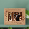 I Vow To Fiercely Love You In All Your Forms, Now And Forever Personalized Wooden Frame-6" x 4" Brown Horizontal