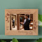 I Vow To Fiercely Love You In All Your Forms, Now And Forever Personalized Wooden Frame-7" x 5" Brown Horizontal