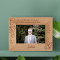 Love Is Of All Passions The Strongest Personalized Wooden Frame-6" x 4" Brown Horizontal