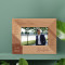 Love Must Be As Much A Light As It Is A Flame Personalized Wooden Frame-5" x 3 1/2" Brown Horizontal