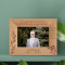 We Find Someone Whose Weirdness Is Compatible With Ours Personalized Wooden Frame-6" x 4" Brown Horizontal