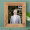 We Find Someone Whose Weirdness Is Compatible With Ours Personalized Wooden Frame 8" x 10" Brown (Vertical)