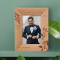 I Promise To Never Forget That This Is Once - In - A - Lifetime Love Personalized Wooden Frame 4" x 6" Brown (Vertical)
