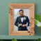 I Promise To Never Forget That This Is Once - In - A - Lifetime Love Personalized Wooden Frame 5" x 7" Brown (Vertical)