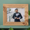 I Promise To Never Forget That This Is Once - In - A - Lifetime Love Personalized Wooden Frame-10" x 8" Brown Horizontal