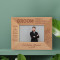 Marriage Is... Sharing Life With Your Best Friend Personalized Wooden Frame-5" x 3 1/2" Brown Horizontal