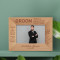 Marriage Is... Sharing Life With Your Best Friend Personalized Wooden Frame-6" x 4" Brown Horizontal