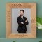 Marriage Is... Sharing Life With Your Best Friend Personalized Wooden Frame 8" x 10" Brown (Vertical)
