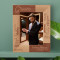 Groom Personalized Wooden Frame 5" x 7" Brown (Vertical)
