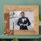 Happiness Looks Gorgeous On You Personalized Wooden Frame-10" x 8" Brown Horizontal
