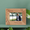 Sometimes The Heart Sees What Is Invisible To The Eye Personalized Wooden Frame-5" x 3 1/2" Brown Horizontal